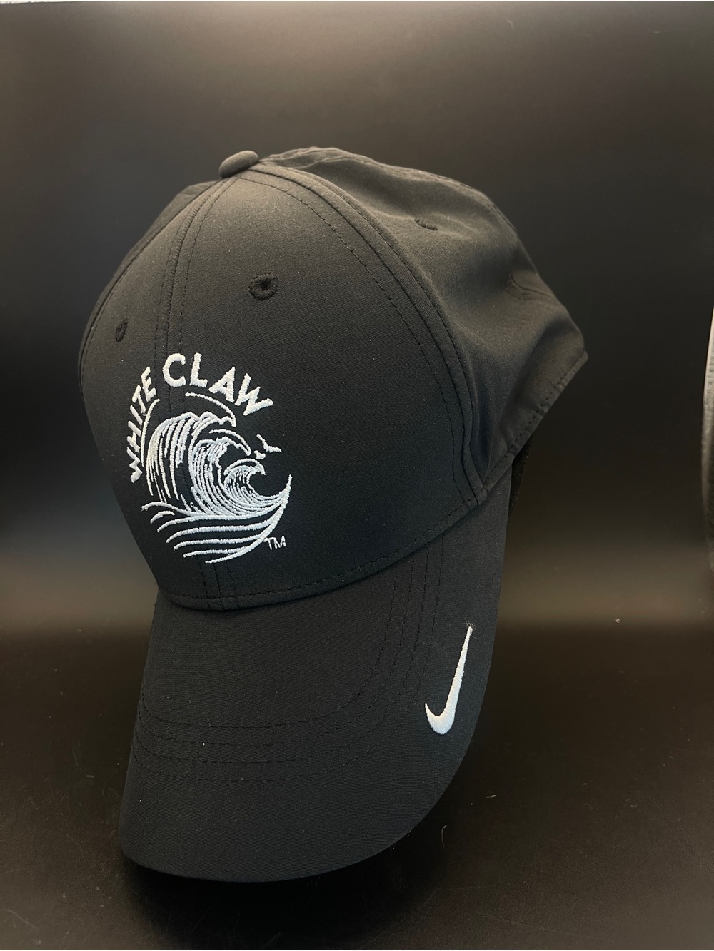 Nike Black White Claw Embroidered Baseball Cap NWT Dri-fit